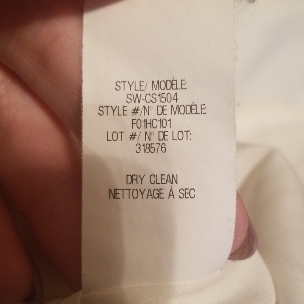HELMUT LANG White Ponte Moto Jacket Size:L - Picture 8 of 8